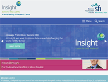 Tablet Screenshot of insight-centre.org